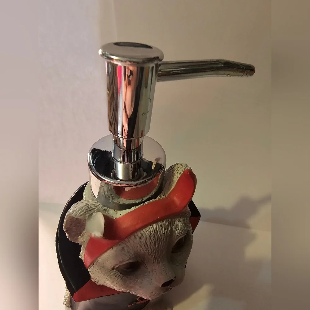 Devil kitty cat Halloween soap dispenser spooky cute adorable home decor